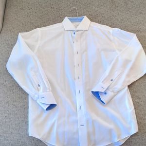 Lorenzo Uomo Perfect White Fashion Shirt